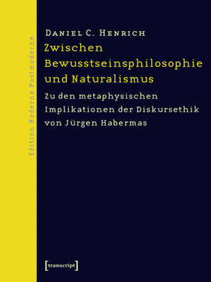 cover image of Zwischen Bewusstseinsphilosophie und Naturalismus